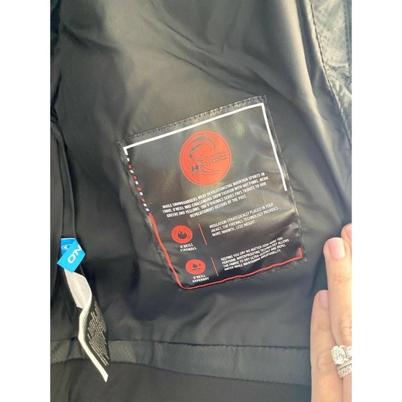 O’NEILL Black O’riginals FZ Puffer Jacket $200 Ski Snow Winter Women’s L - Picture 10 of 11